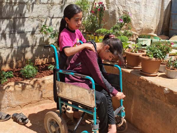 He lost four of his children as martyrs and lives in an ongoing distress.