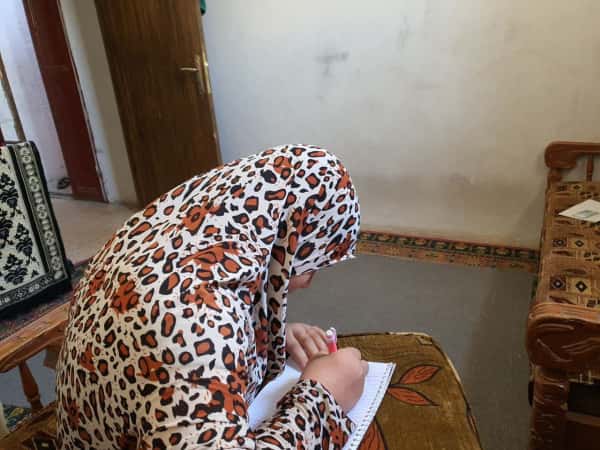 Sondos awaits sponsoship after losing her father in an explosion