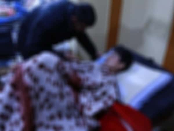 A young man suffering an injury in his leg and hip needs medication