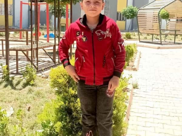 Khaled is an orphan child from Aleppo