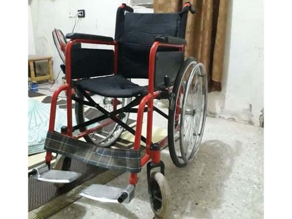 Paraplegic young man