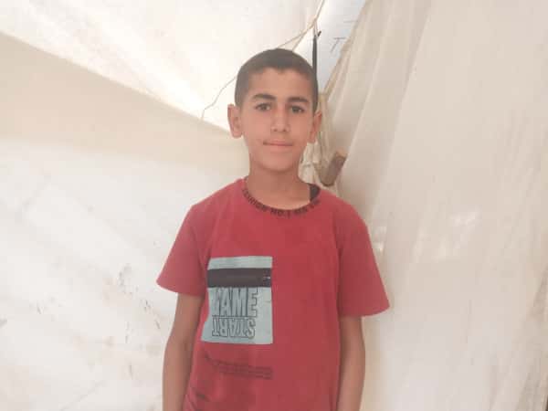 Mohammed, the young scientist, is an orphaned child from Gaza.