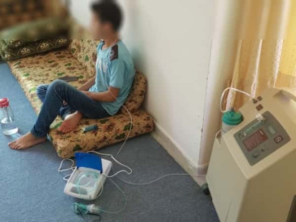 A child with pneumonitis and needs bronchscopy