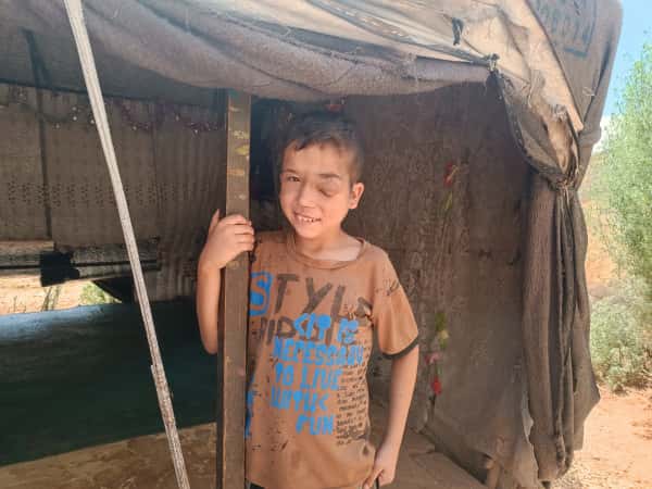 Talal is an orphan child from Idlib who needs a sponsor.