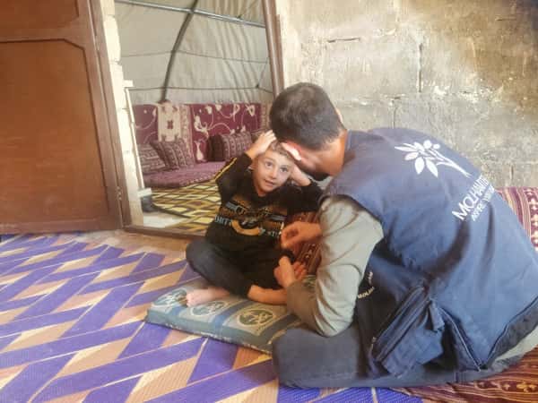 Our little Mohammed is waiting for your help to heal his pains!