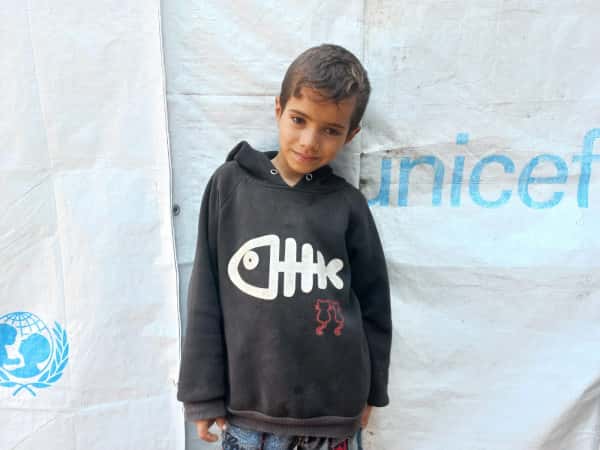 Youssef is an orphan child from Gaza