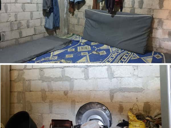 A family of 12 people lives in a small shop, they desperately need your help!
