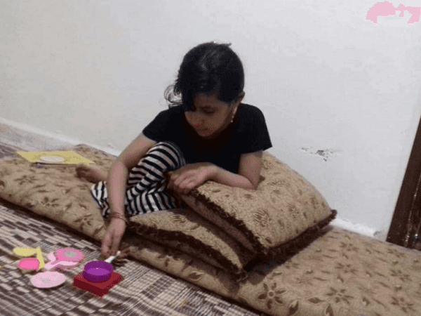 A girl child needs treatment