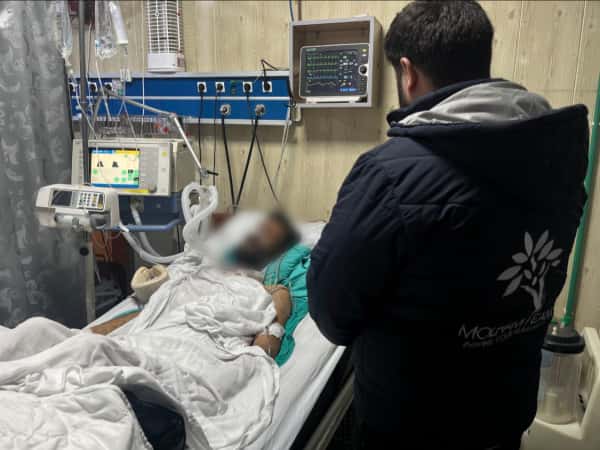 He suffered a spinal cord injury and requires intensive care.