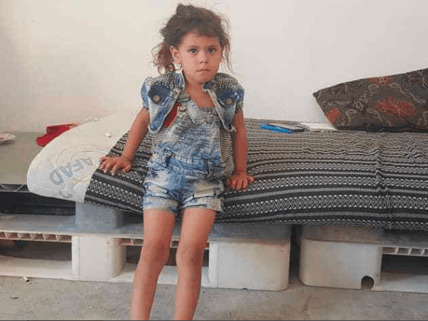 A girl child with thalassaemia