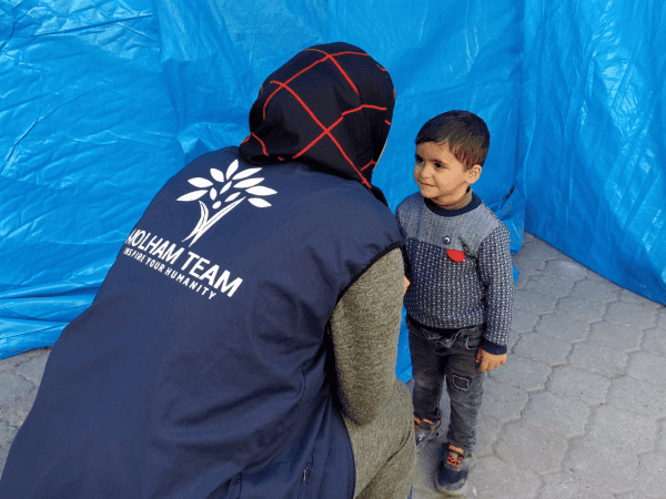 They lost their home and live in a tent