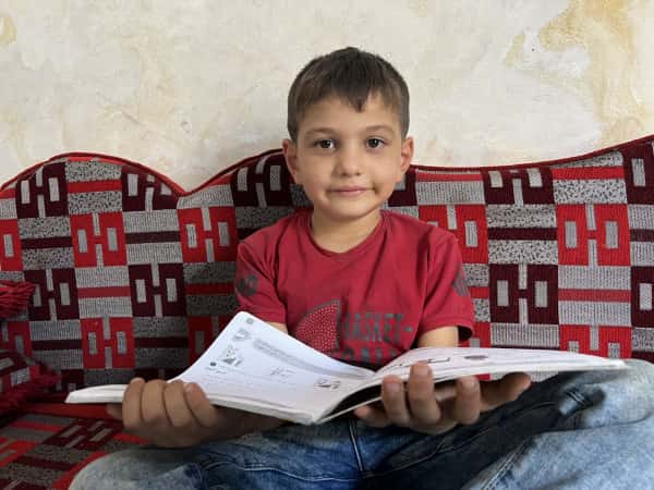 Mahmoud is an orphan from Aleppo