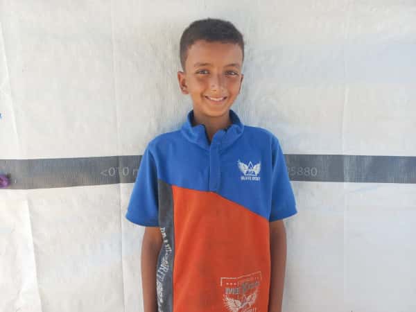 Abdullah, an orphan from Gazza...