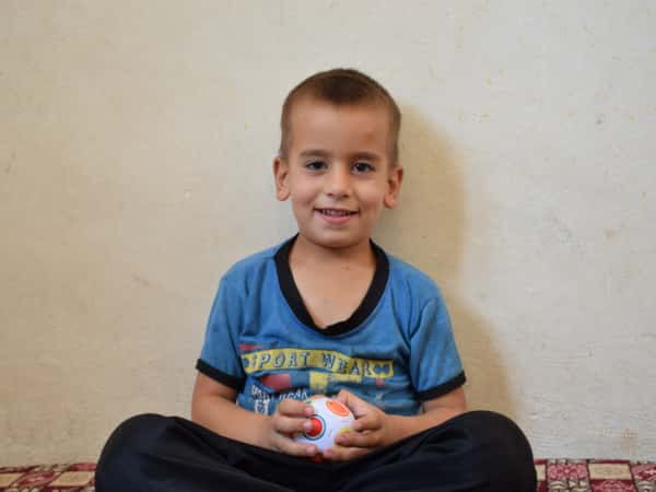 Ayub is an orphan child from Homs