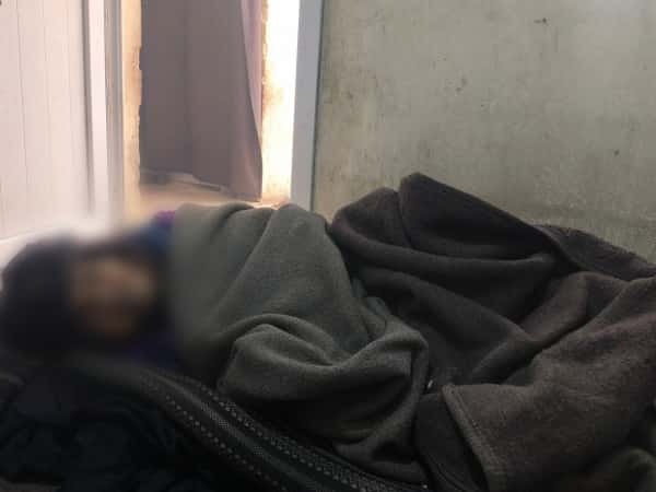 A woman burdened by age and displacement!