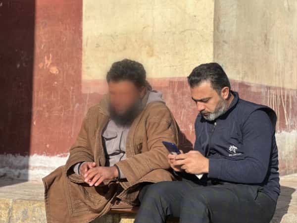 A provider who has lost his sight.