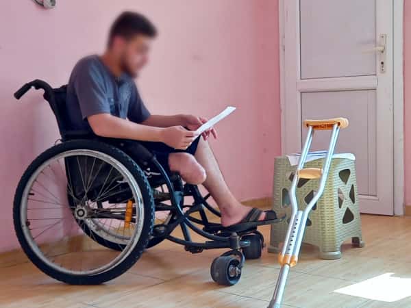 Mohammad lives alone and he needs finaicial support