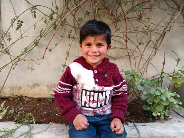 Maher is a child orphaned by the earthquake
