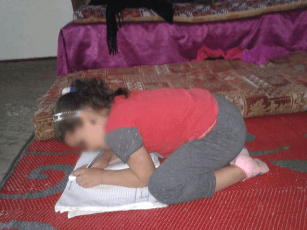 An orphaned girl can't speak or hear