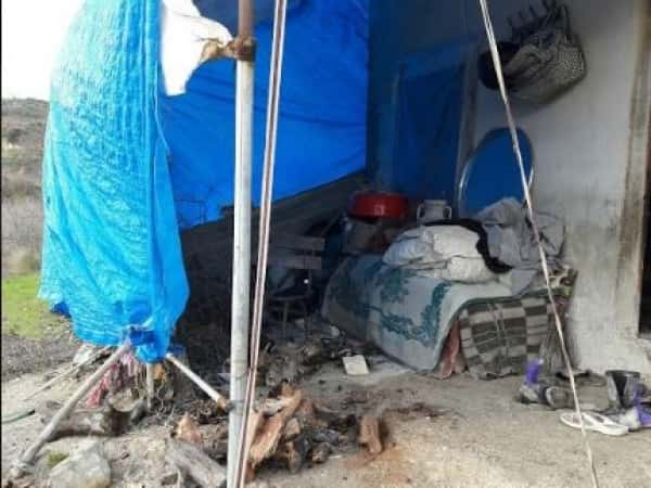 A family is living in a poor room