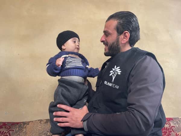 Hamza is in a lot of pain; could you help him?