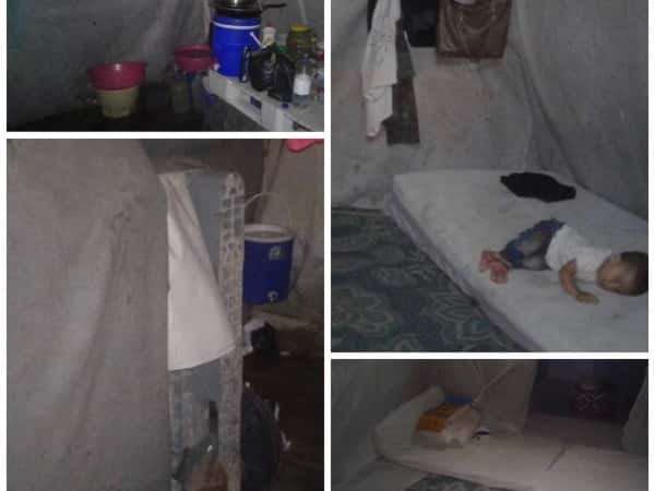A family in need of basic necessities