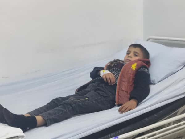 A lung cyst caused pain to the little boy, and even affected his breathing.