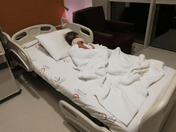 A child with renal failure