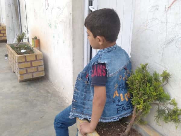 Saif is an orphan from Aleppo