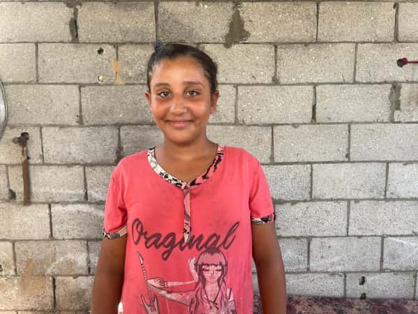 Zainab, an orphan girl from Gaza, needs sponsorship