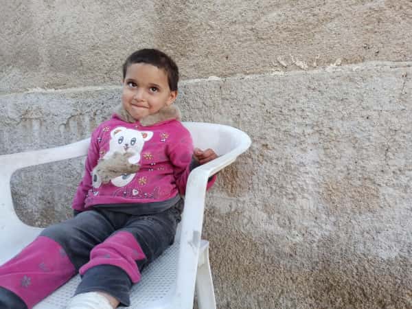 Salma is lost her parents in the earthquake!