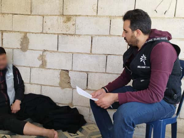 Ahmed lives in debt in harsh conditions with injuries, is there a breadwinner who can support him?