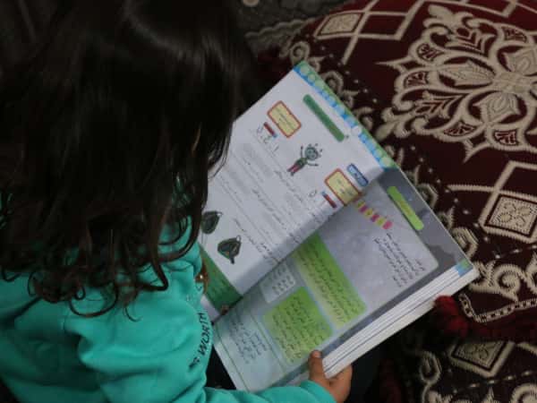 Munirah, an orphan from Aleppo