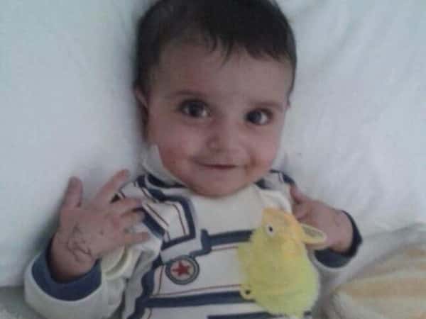 An infant child needs a heart surgery