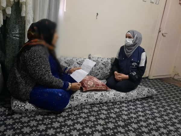 Amina suffers from poverty and accumulation of debts