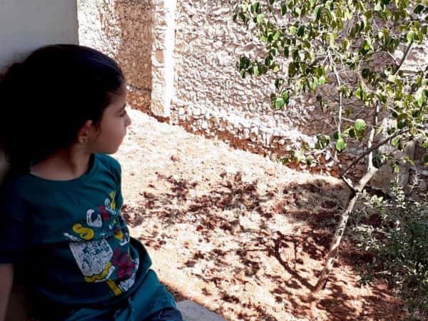 Aisha, an orphan from Idlib