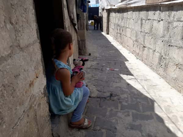 Fatima, an orphan from Aleppo