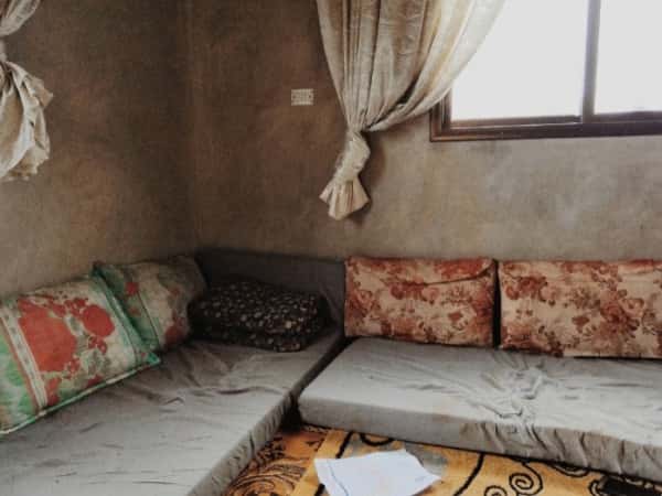 A family suffers from hard conditions .