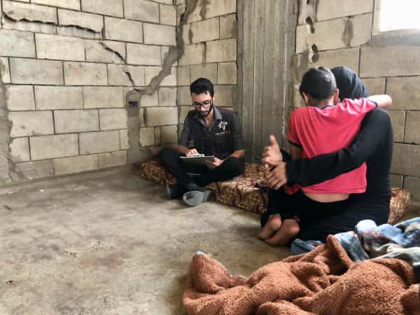 Fatima and her family live in poor living conditions.