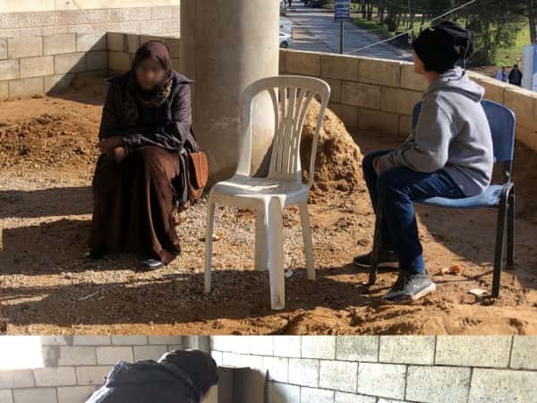 Without any kind of furniture, that is how their days are going