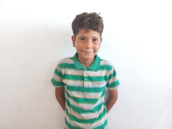 Yousef is an orphaned child from Gaza.