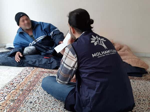Khaled lost his house and everything he owned in the earthquake. Please help him