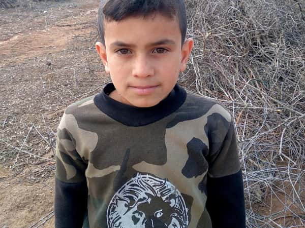 Awaid, an orphan form Aleppo