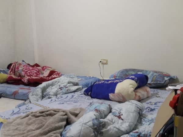 A mother at risk of being homeless