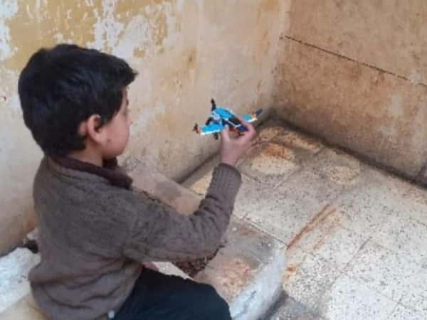 Yahya is an orphan from the Idlib countryside
