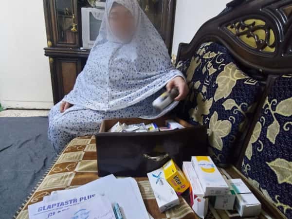 Hanaa and the burden of ongoing illness.