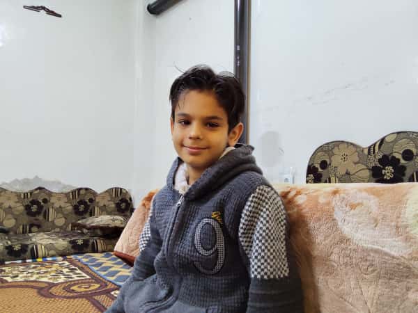 نور الدين طفل يتيم من دمشق