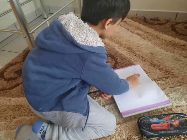 Akil, an orphan from Aleppo