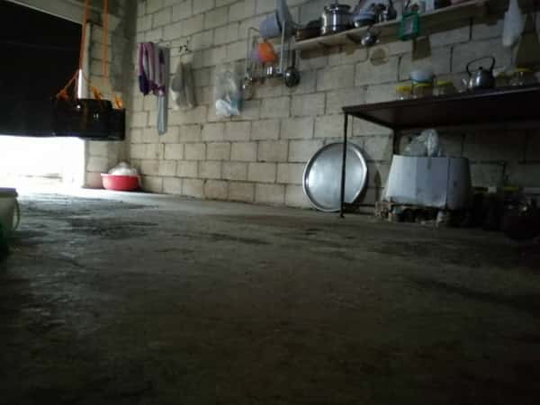 Family living in a house not fit for use
