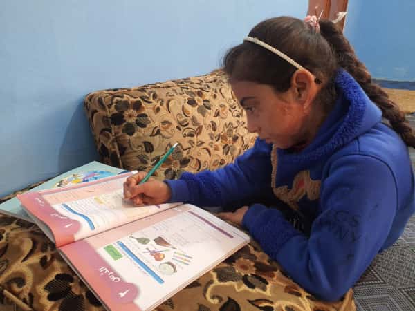 Fatima suffers from severe burns